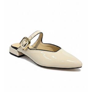 MLV usnjeni krem natikači