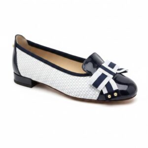 MLV usnjene elegantne mornar balerinke