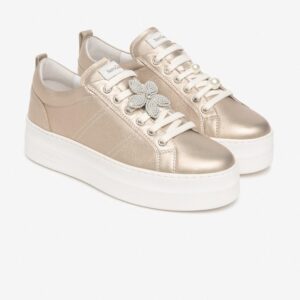 Alin NeroGiardini usnjene rose gold superge