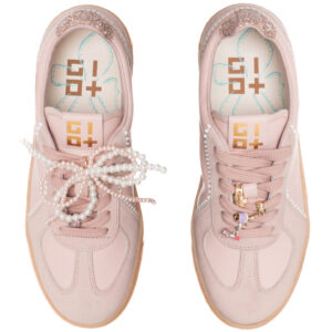 Blue Gio roza usnjene modne superge