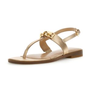 GUESS zlati usnjeni sandali