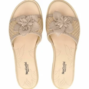 NeroGiardini Ženski natikači s cvetličnim vzorcem